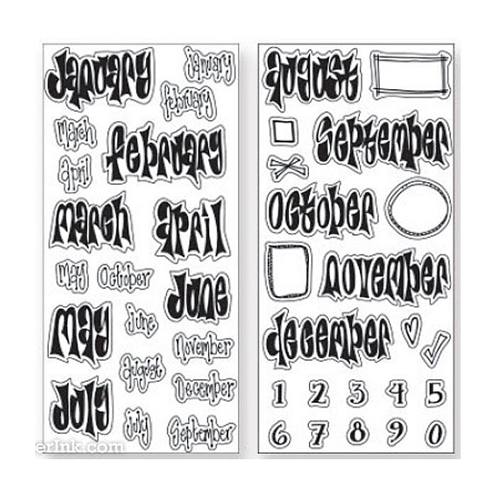 Ranger Dyan Reaveley's Dylusions Creative Dyary Clear Stamp Set 1