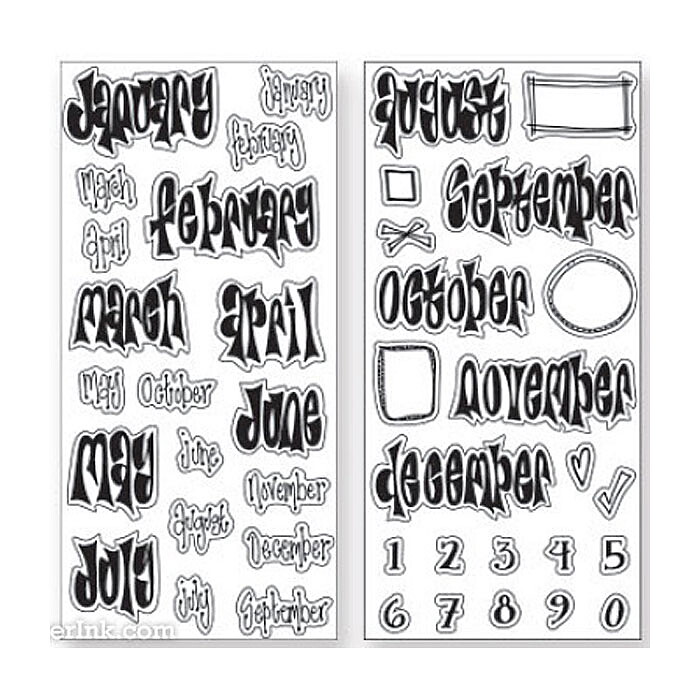 Ranger Dyan Reaveley's Dylusions Creative Dyary Clear Stamp Set 1