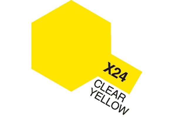 TAMIYA Acrylic Mini X-24 Clear Yellow