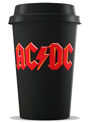 AC/DC Logo Ceramic Travel Mugg