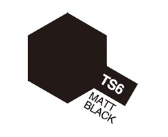 TAMIYA TS-6 Matt Black
