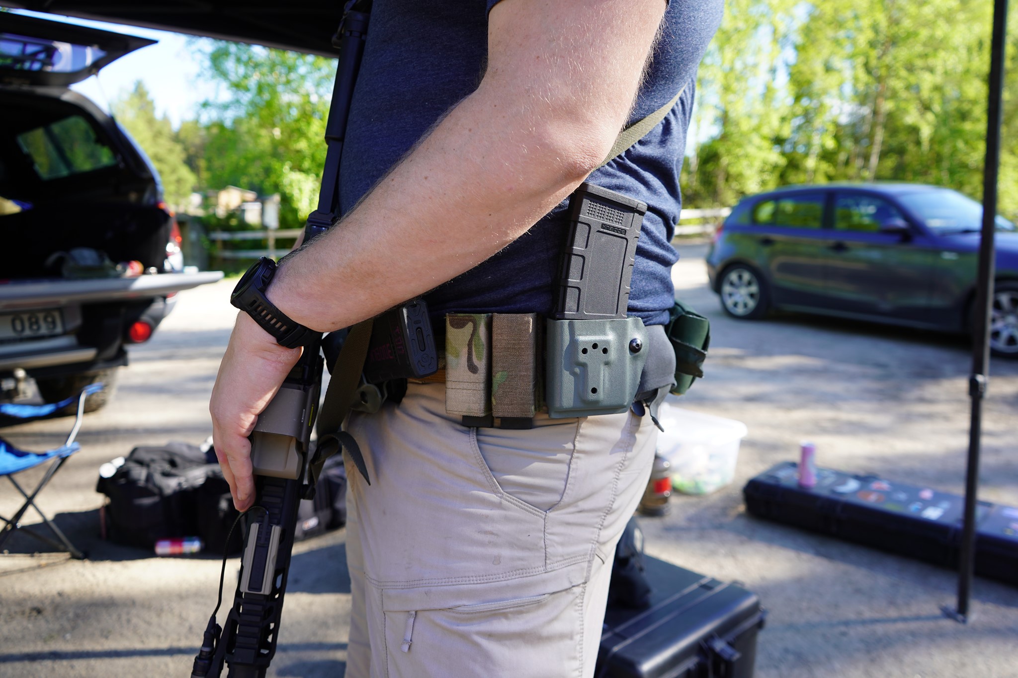 Safariland Magazine holder 556 / Magasinshållare AR15 foliage green - 2
