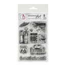 Ciao Bella Stamping Art Clear Stamps - Ride to Live