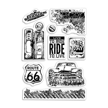 Ciao Bella Stamping Art Clear Stamps - Ride to Live