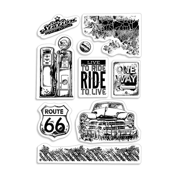 Ciao Bella Stamping Art Clear Stamps - Ride to Live
