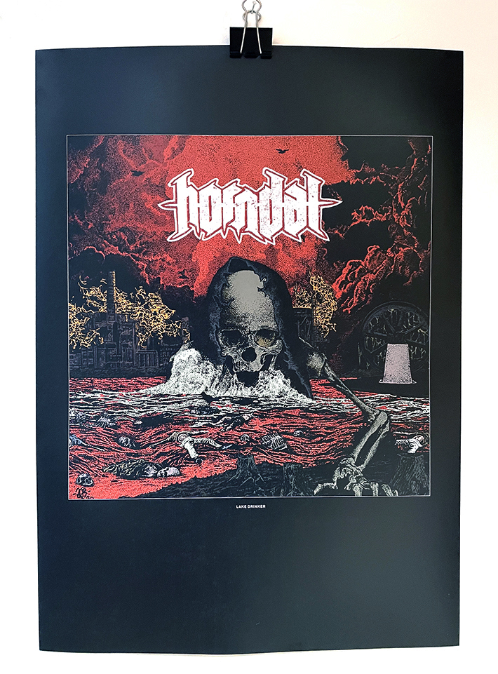 HORNDAL - Lake Drinker Poster