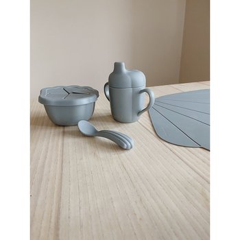 Matset i Silikon, Light Blue - Konges Sløjd