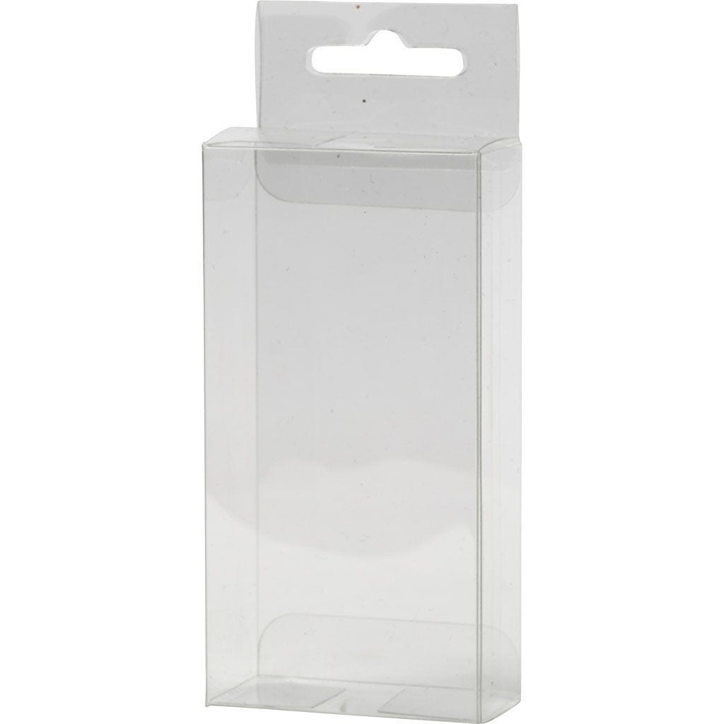 Transparent displayask 51x99x26 mm 5-pack