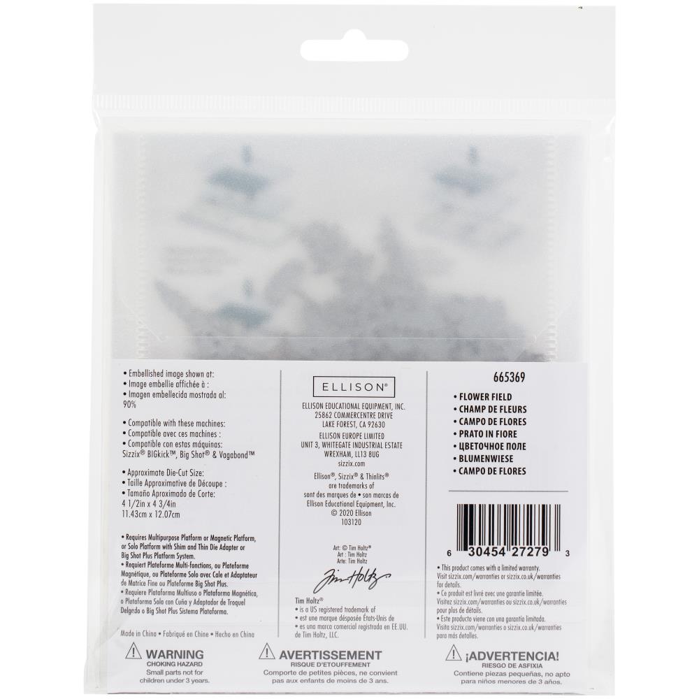 Sizzix - Dies Thinlits - Flower Field - 2
