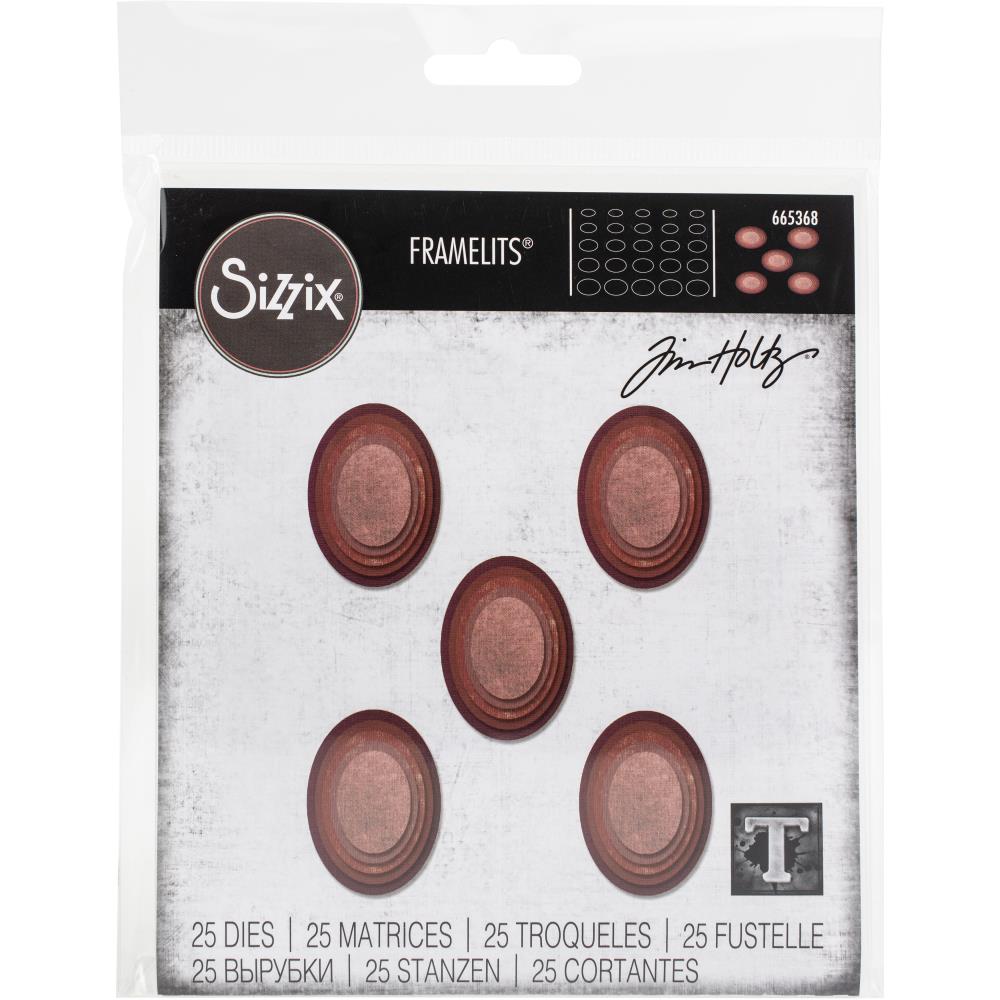 Sizzix - Dies Thinlits - Stacked Tiles Ovals