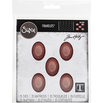 Sizzix - Dies Thinlits - Stacked Tiles Ovals