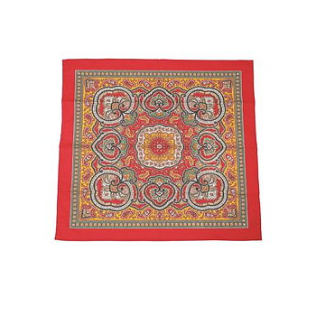Paisley Handkerchief Red