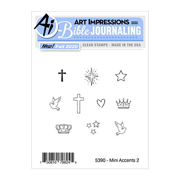 Art Impressions Clear Stamps Bible Journaling - Mini Accents 2