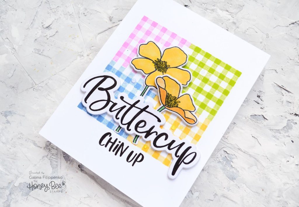HONEY BEE STAMPS  -Bitty Patterns | 4x4 Stamp Set - 3