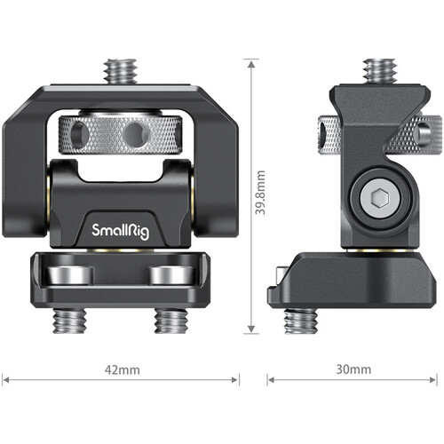 SmallRig Swivel and Tilt Monitor Mount with 2 x 1/4"-20 Screws Mount 2904 - 4