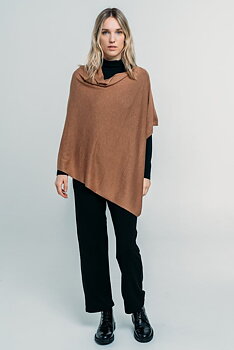 PETRINA PONCHO - BRUN