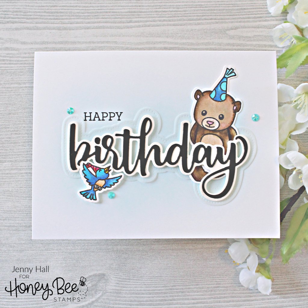 HONEY BEE STAMPS   Birthday | Honey Cuts - 3
