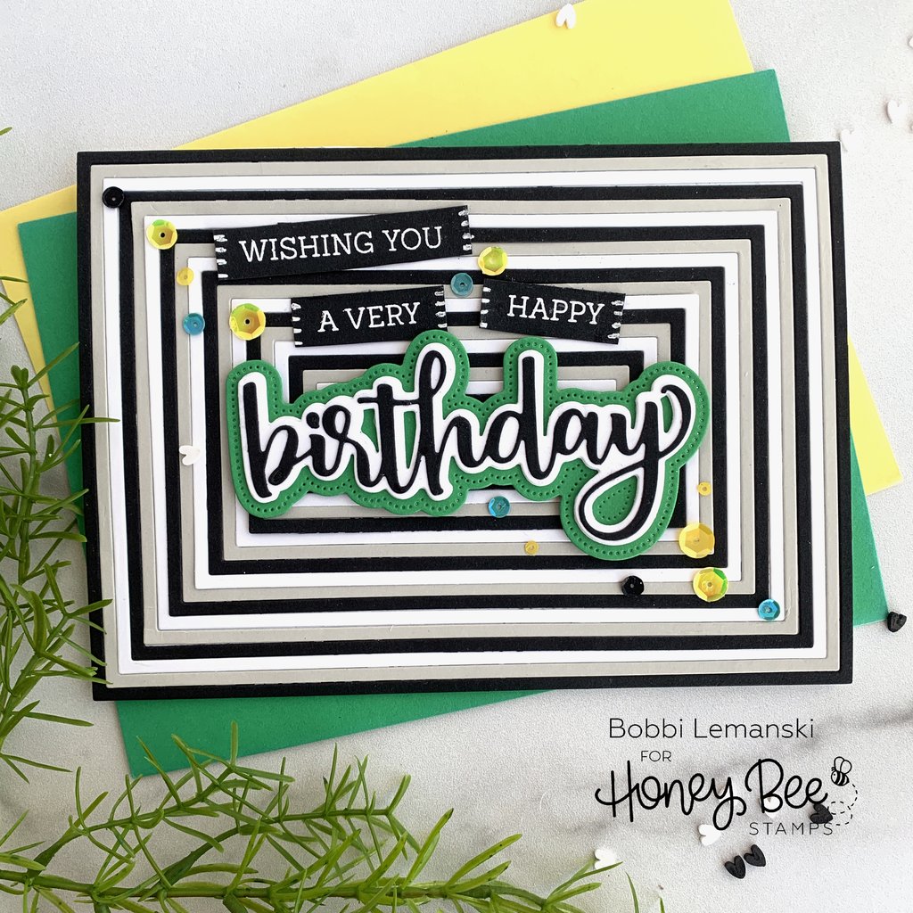 HONEY BEE STAMPS   Birthday | Honey Cuts - 4