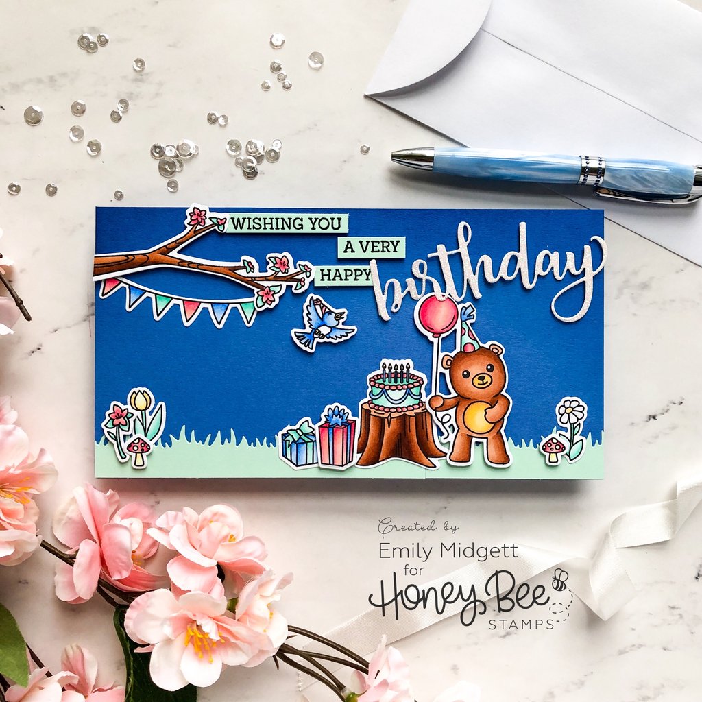 HONEY BEE STAMPS   Birthday | Honey Cuts - 16