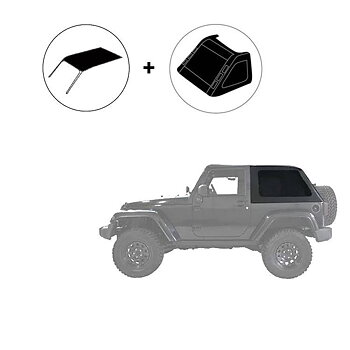 Suntop Bowless Soft Top JK 2d
