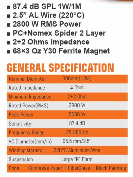 SPAUDIO SP-12CXXX - 6