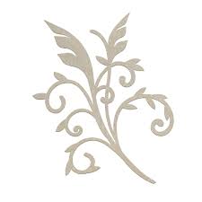 Gentleman´s Flourish, Chipboard, 50x77mm, Couture Creations