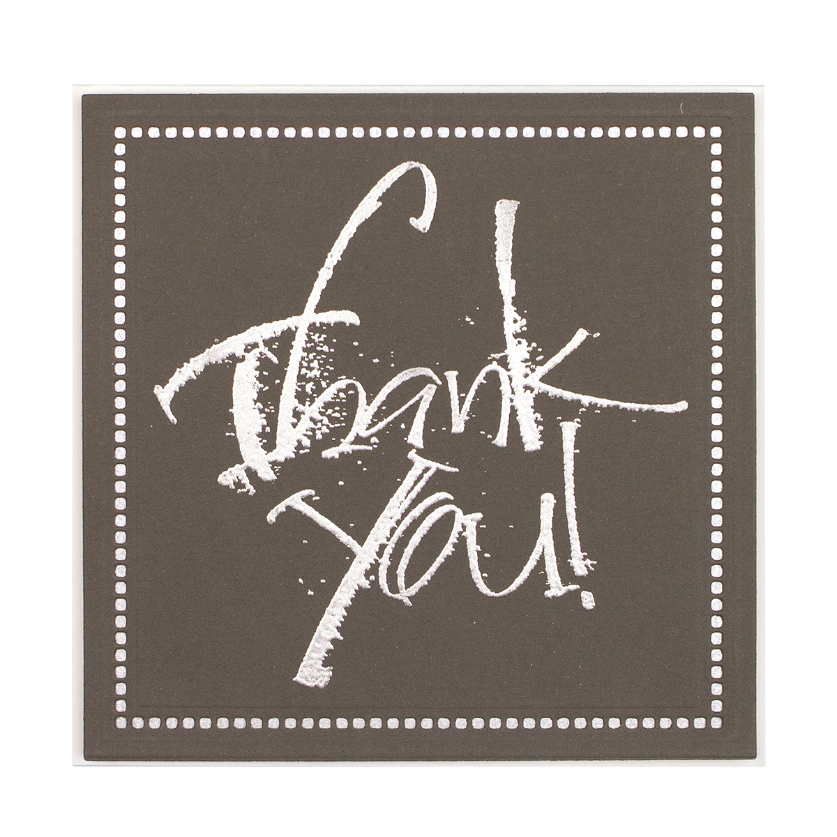 Thank You, 8,6x8,5cm, Clearstamp, Spellbinders - 3