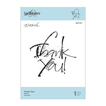 Thank You, 8,6x8,5cm, Clearstamp, Spellbinders