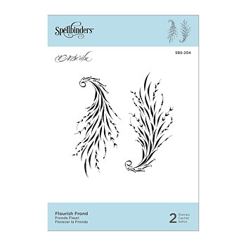 Flourish Frond, 4,70 x 9,50cm, Clearstamp, Spellbinders