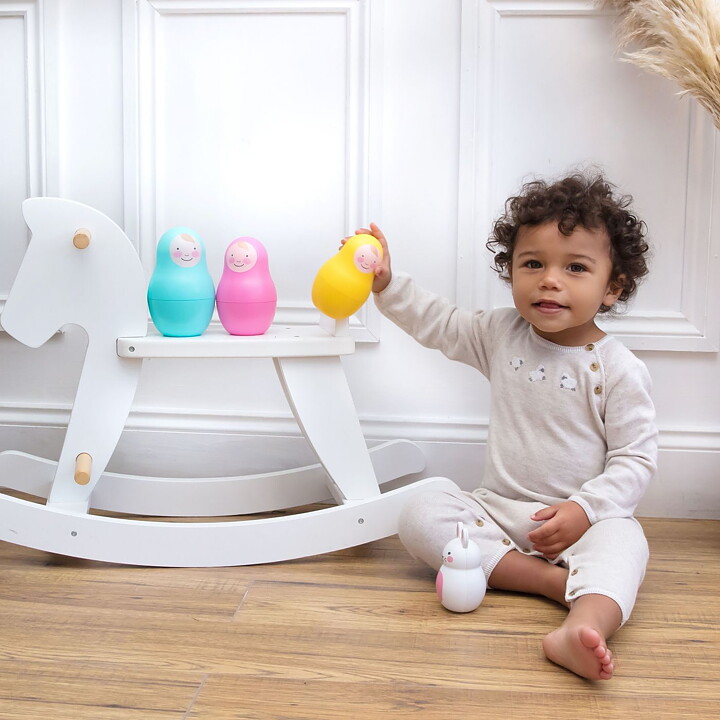 Rosa & Bo Babyleksak Rainbow 6-pack