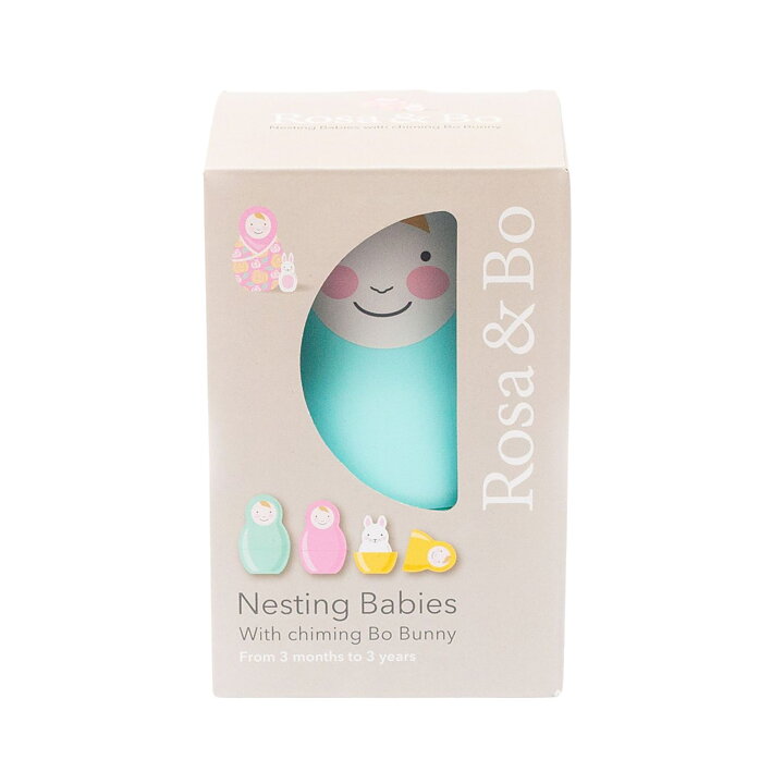 Rosa & Bo Babyleksak Rainbow 6-pack