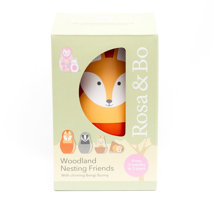 Rosa & Bo Babyleksak Woodland 6-pack