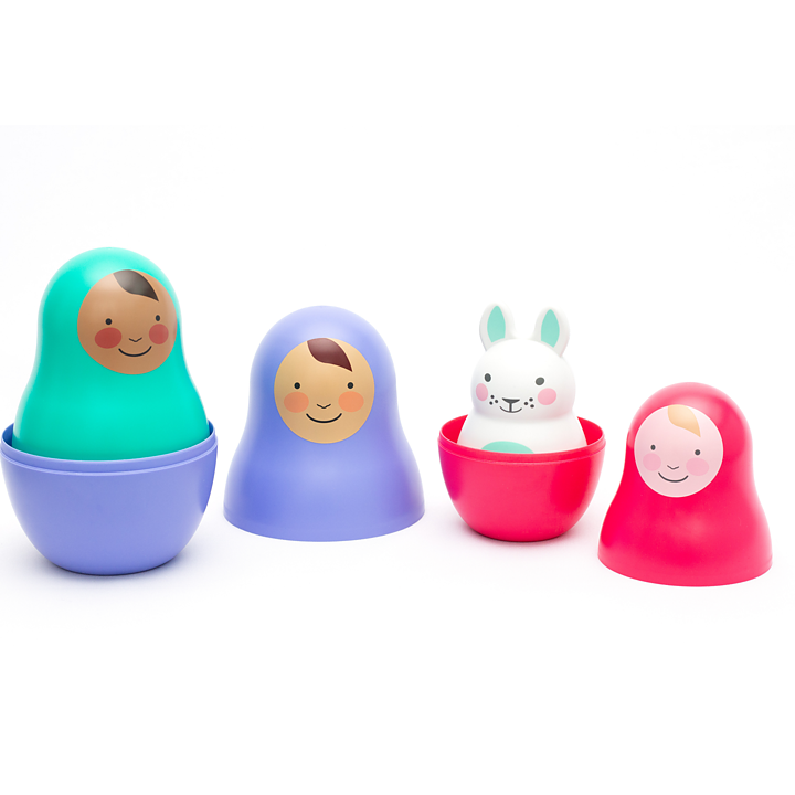 Rosa & Bo Babyleksak Little Jewels 6-pack