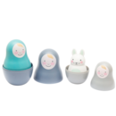 Rosa & Bo Babyleksak Pastel Blue 6-pack