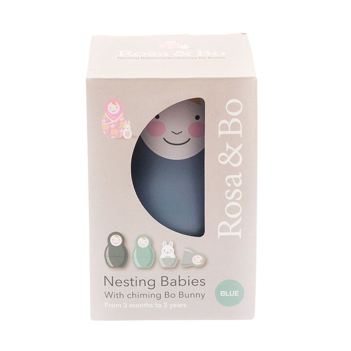 Rosa & Bo Babyleksak Pastel Blue 6-pack