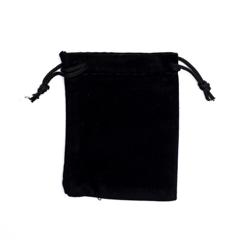 Svart Sammet Påse 7X9 Cm  10Pk