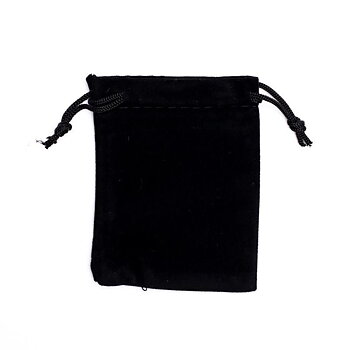 Svart Sammet Påse 7X9 Cm  10Pk