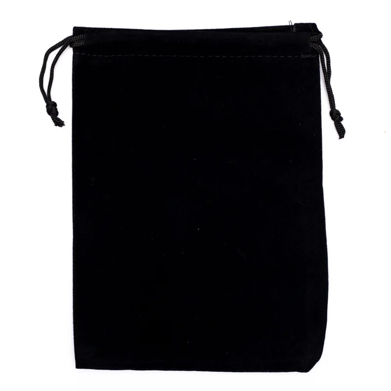 Svart Sammet Påse 13X18 Cm  10Pk
