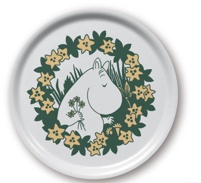 Rund Muminbricka 31 cm - Moomin 70