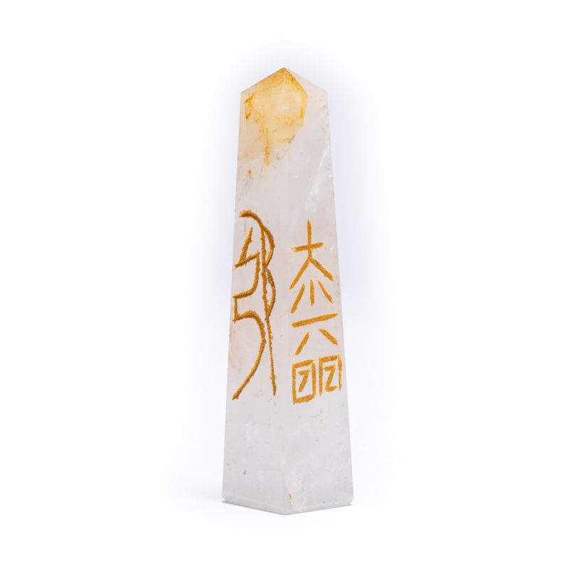 Rock Crystal Reiki Obelisk - 2