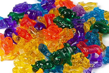 Pearl 'n Fun Animal shaped pearls transparent 100g