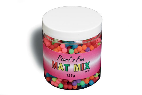 Pearl 'n Fun Mattavärinen pyöreät helmet 6mm 125g - 2