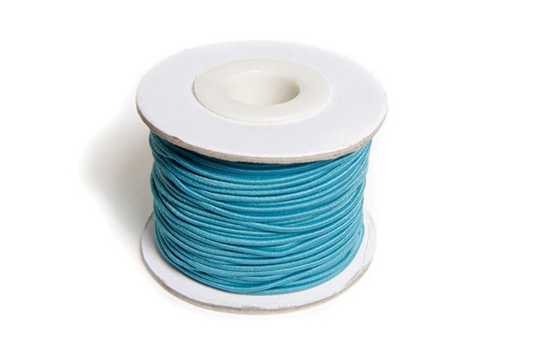 Elastiskt snöre 1,2mm x 25m, Blå