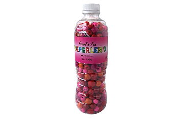 Pearl 'n Fun Wooden pearl mix red/pink/orange 190g