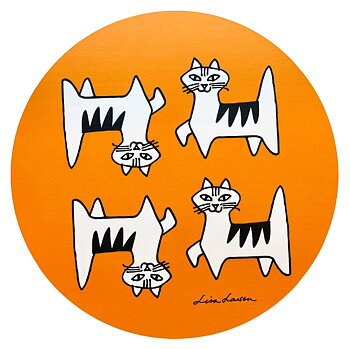 Lisa Larson Grytunderlägg - Felix Orange