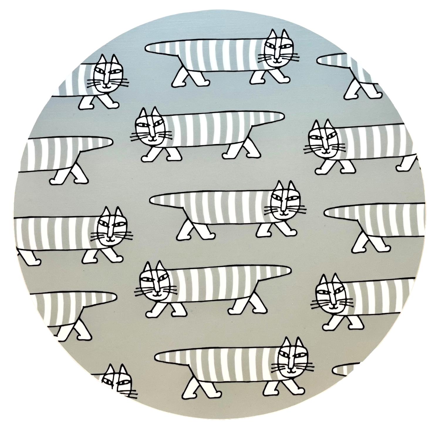 Lisa Larson Grytunderlägg - Mikey Pattern Grå