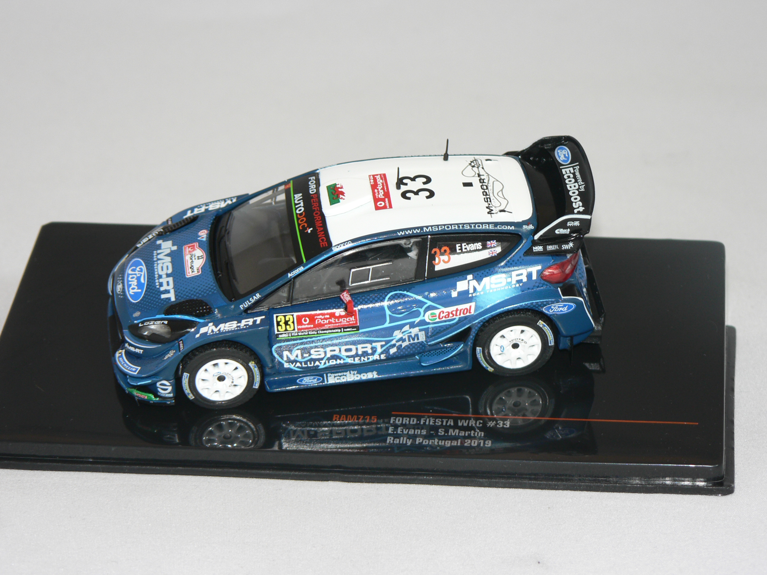 Ford Fiesta WRC 2019  #33  ( Rally Portugal E.Evans/S.Martin )  IXO 1:43 - 3