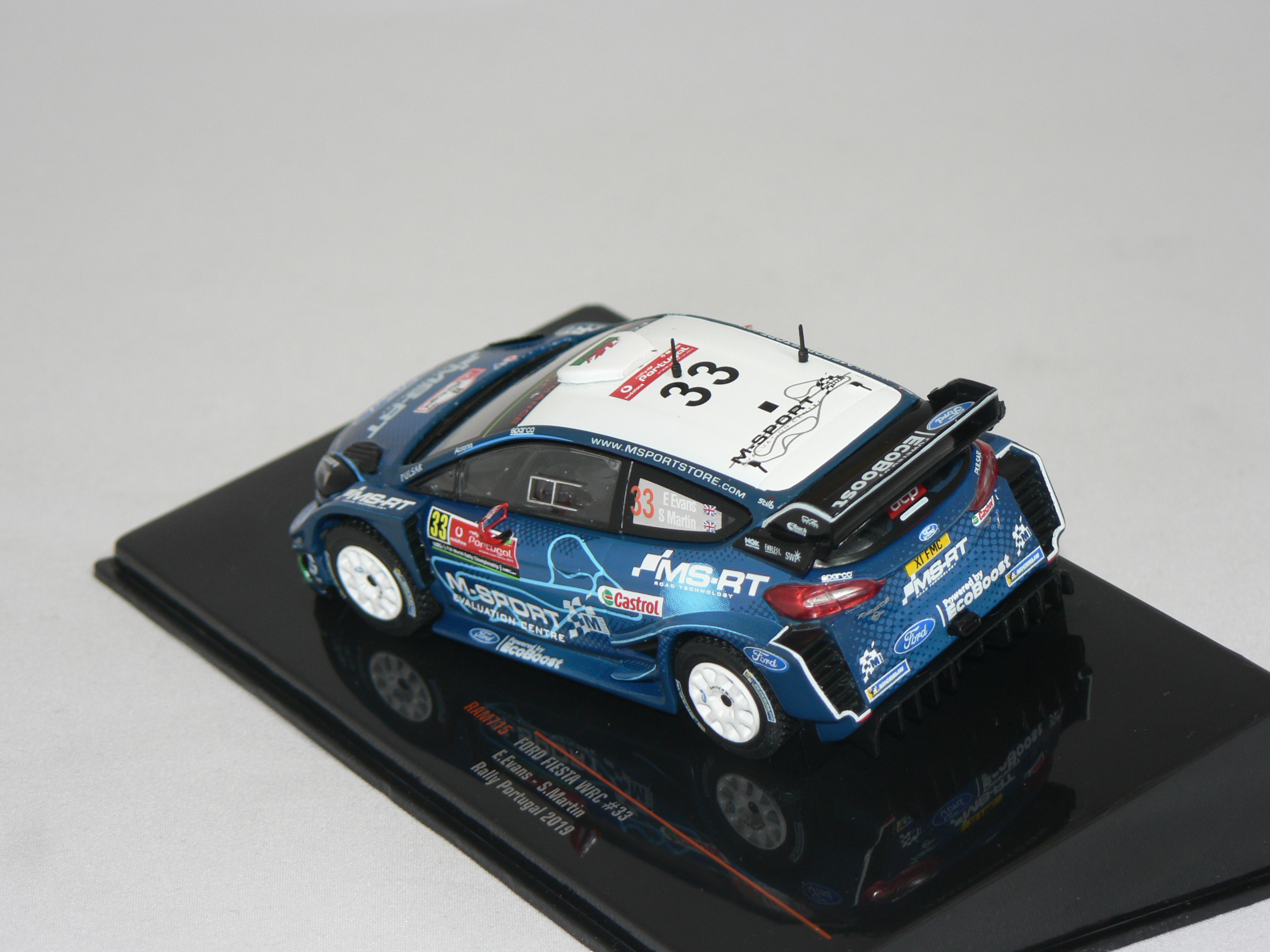 Ford Fiesta WRC 2019  #33  ( Rally Portugal E.Evans/S.Martin )  IXO 1:43 - 2