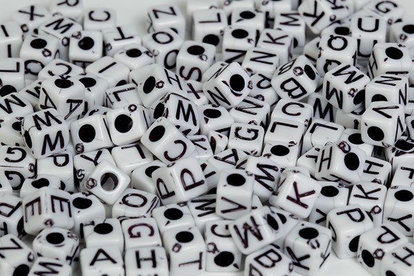 Pearl 'n Fun Letter mix 7mm 500g