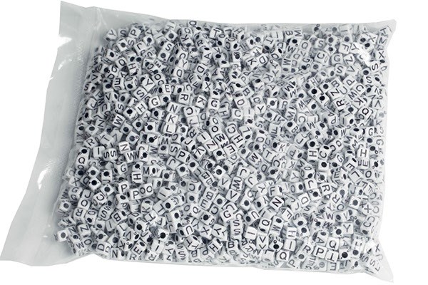 Pearl 'n Fun Letter mix 7mm 500g - 2